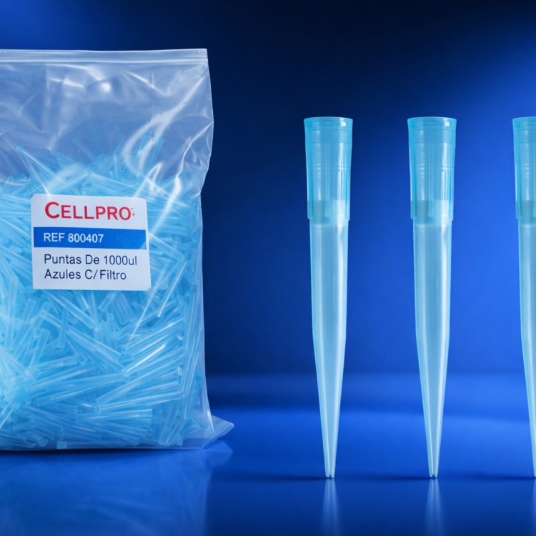 Puntas De 1000ul  Azules  C/Filtro
