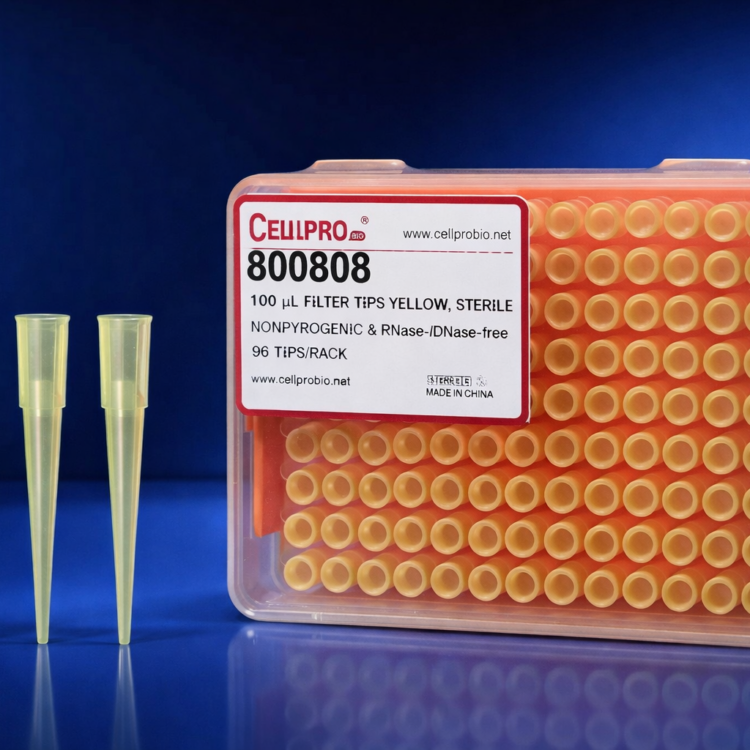 Puntas De 100ul Con Filtro Estéril En Gradilla