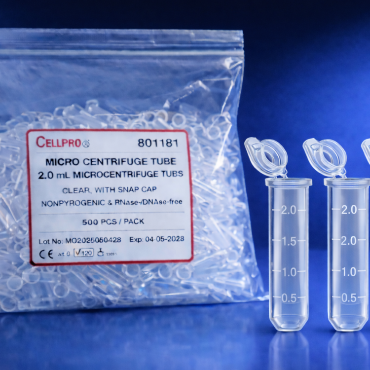 Tubo De 2.0ml Graduado Natural