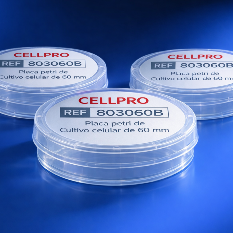 Caja Petri de Cultivo Celular 60mm