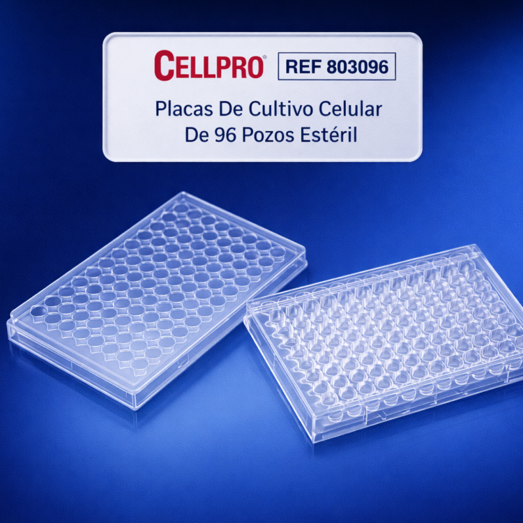 Placas De Cultivo Celular De 96 Pozos Estéril