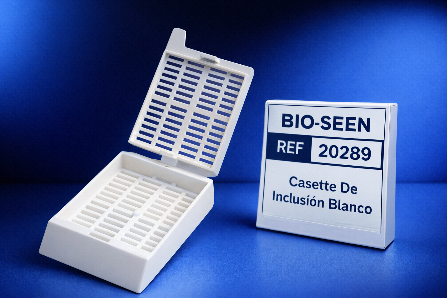 Bio-Seen 20289 Casette de Inclusión Blanco | Histología y Patología