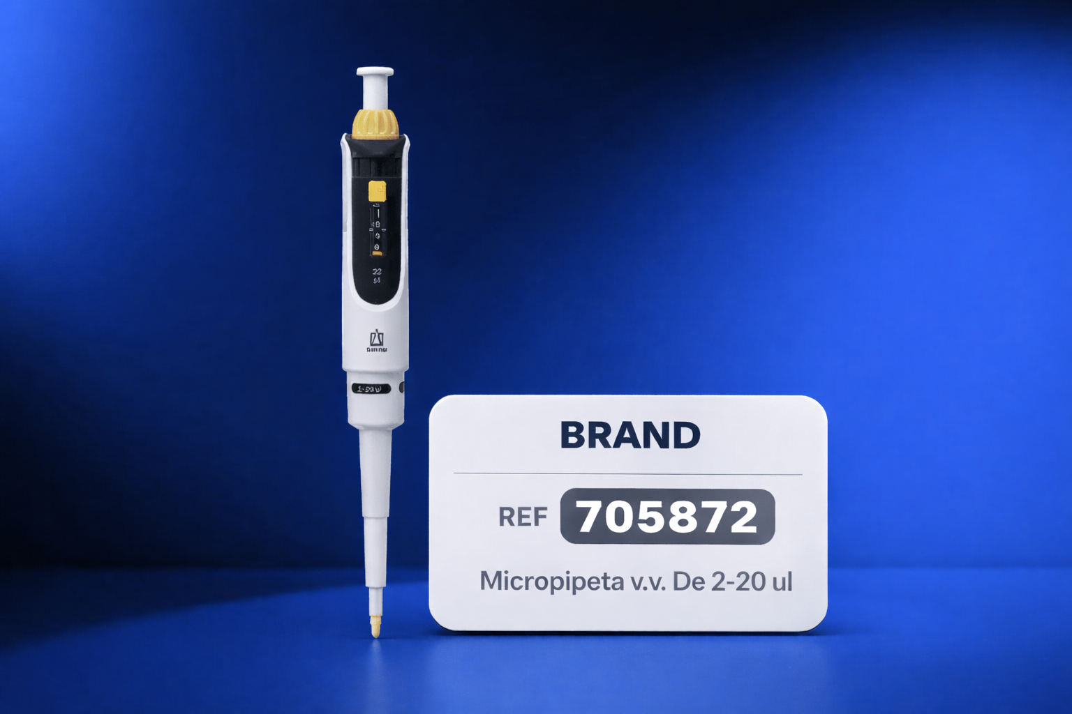 Micropipeta Volumen Variable 2-20 uL Brand 705872