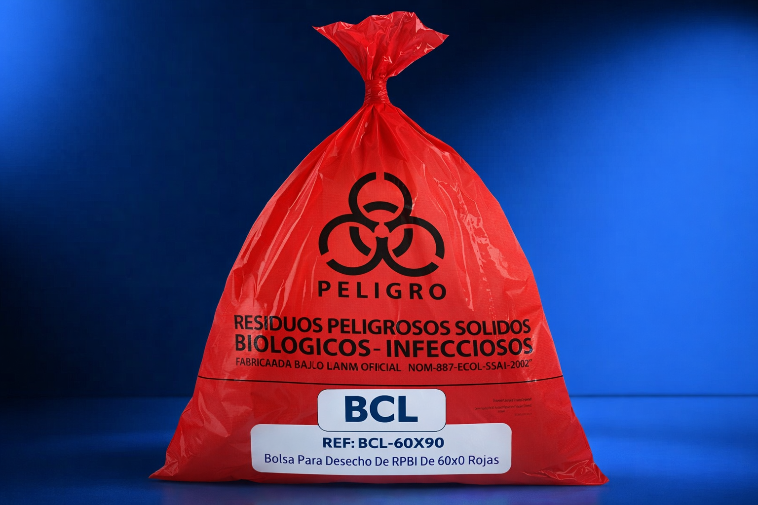 Bolsa RPBI Roja 60x90 BCL-60X90