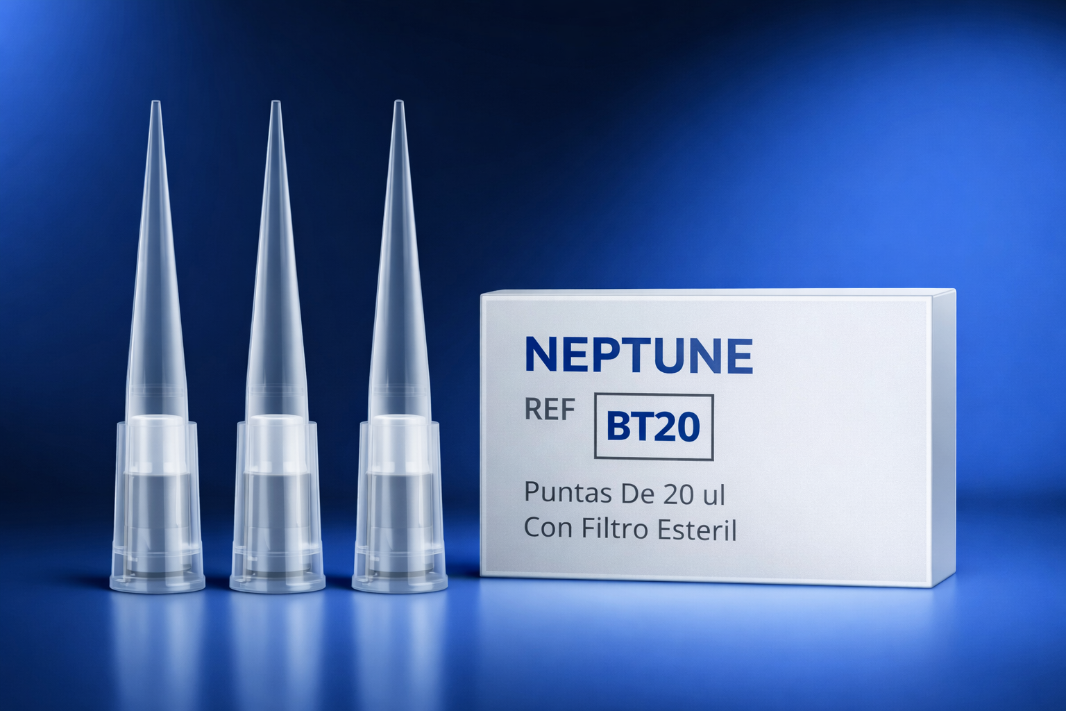 Puntas De 20 µL Con Filtro Estéril Neptune BT20