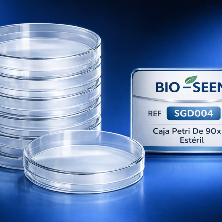 Caja Petri 90x15 mm Estéril Bio-Seen SGD004 | Caja con 100 Piezas
