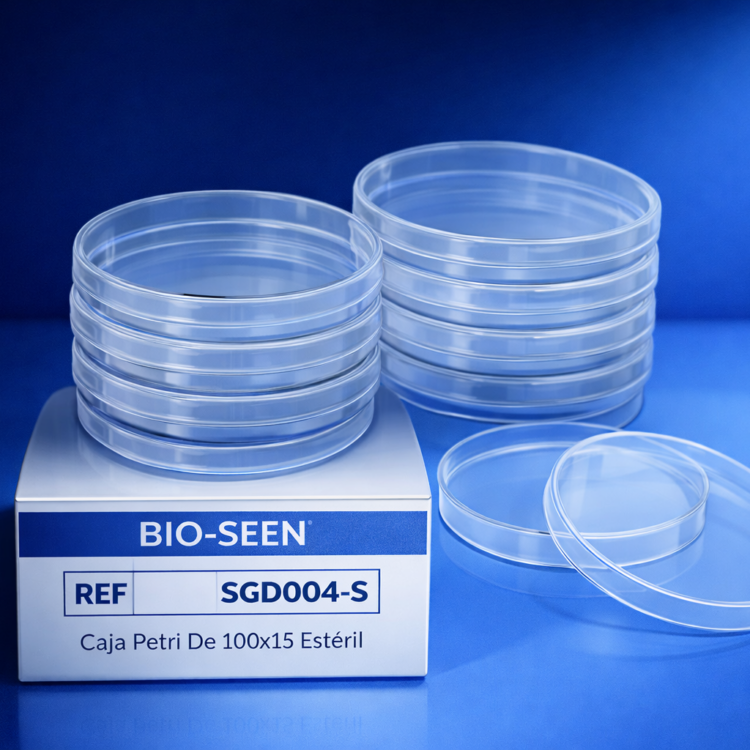 Caja Petri De 100x15 Estéril Bio-Seen SGD004-S