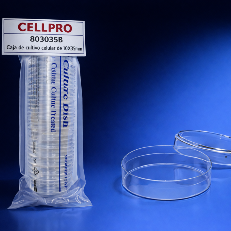 Caja de cultivo celular de 10X35mm