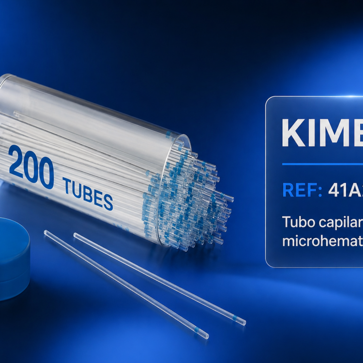 Tubo Capilar para Microhematocrito Kimble 41A2502 Azul
