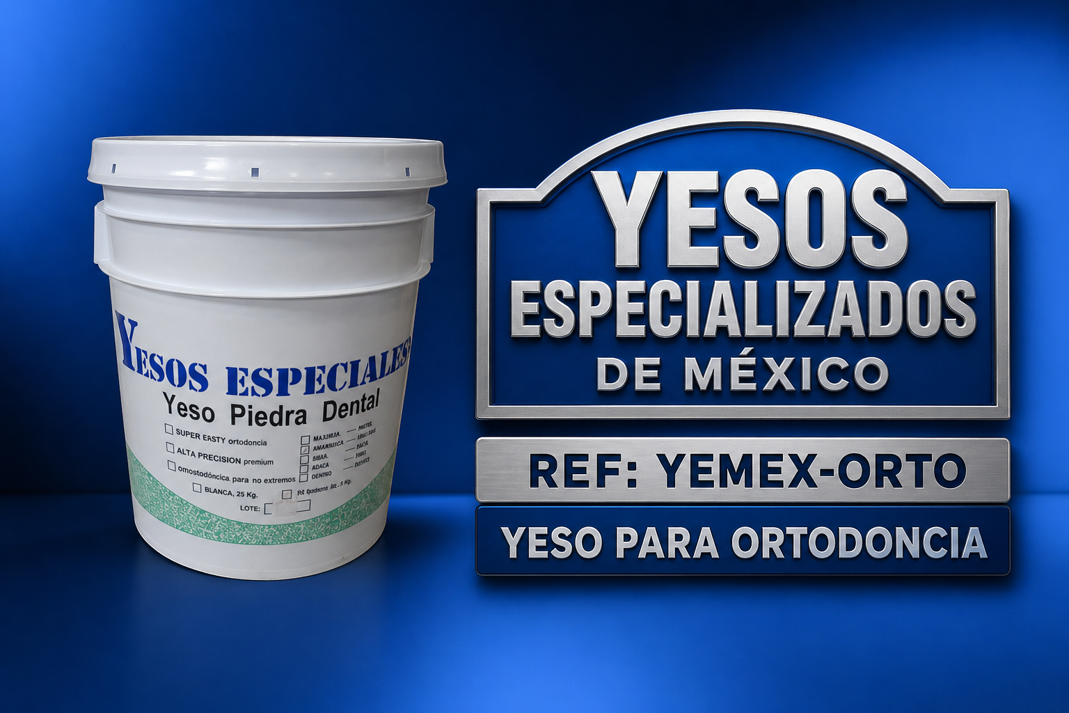 Yeso para Ortodoncia YEMEX-ORTO | Yesos Especializados de México