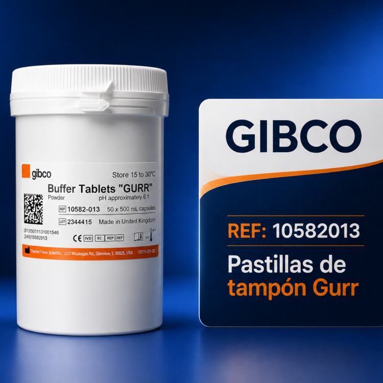 Pastillas de Tampón Gurr Gibco pH 6.8 10582013