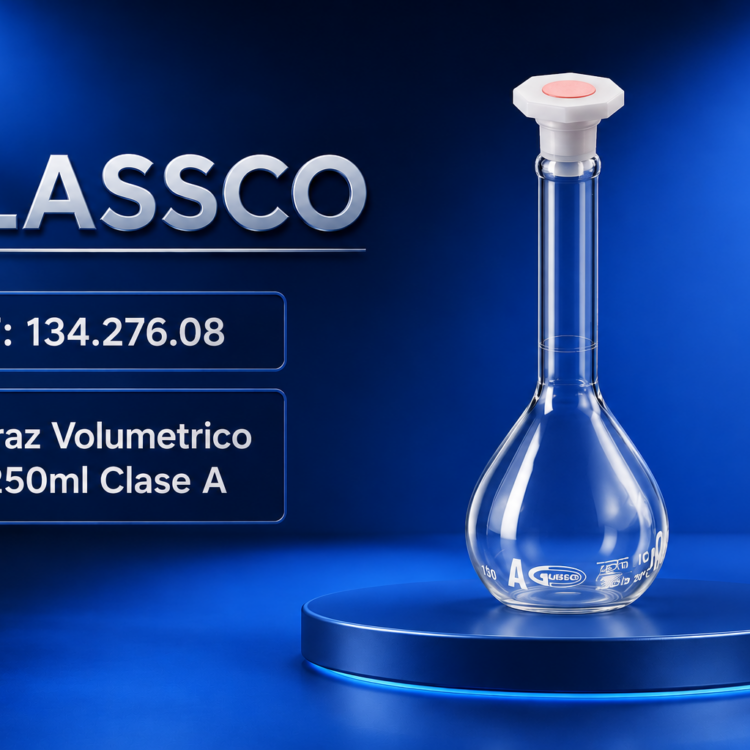 Matraz Volumétrico 250ml Clase A Glassco 134.276.08