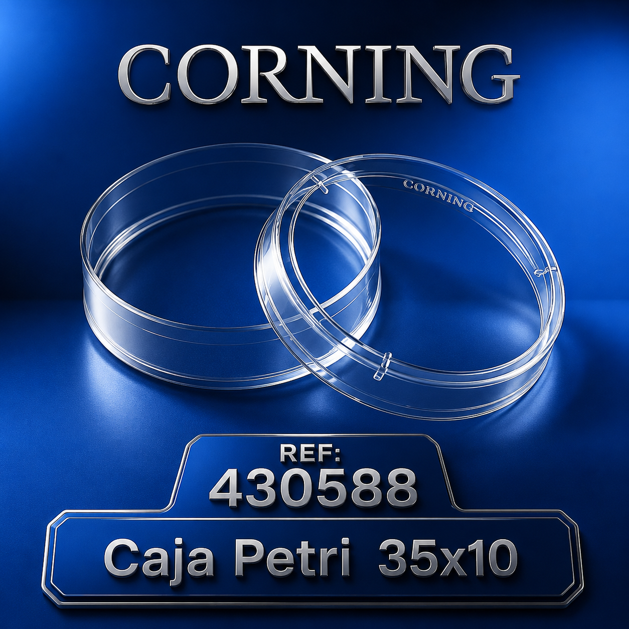 Caja Petri Corning 430588 35x10 Estéril
