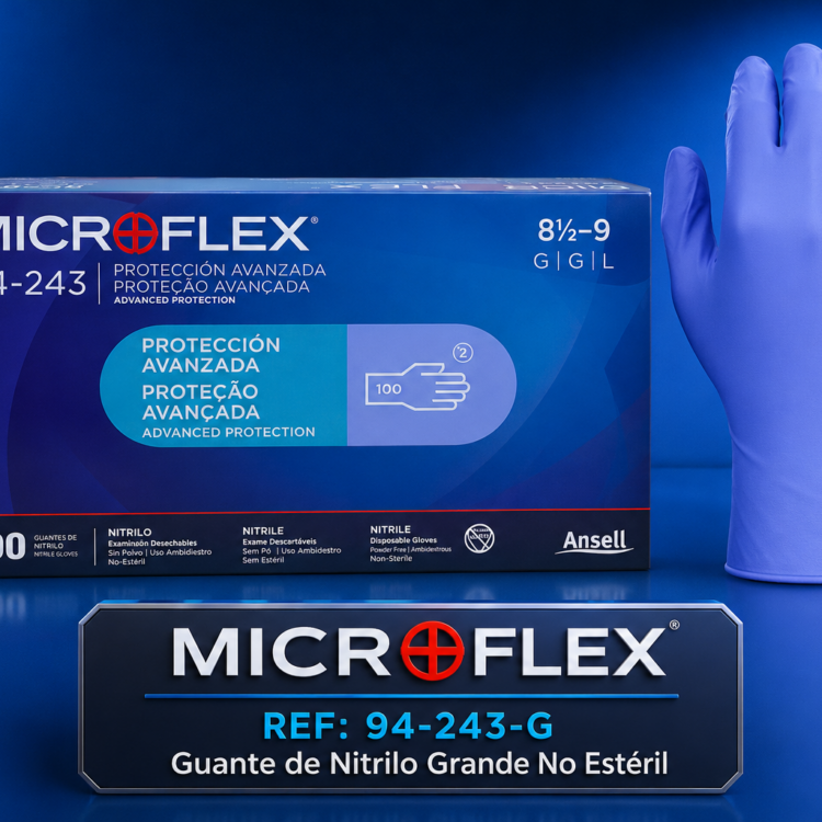 Guante de Nitrilo Grande Microflex 94-243-G