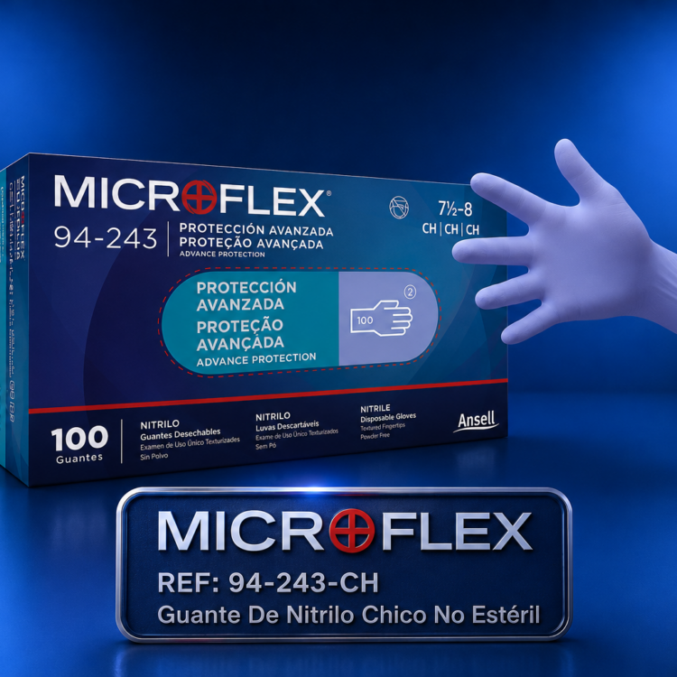 Guante de Nitrilo Chico Microflex 94-243-CH No Estéril