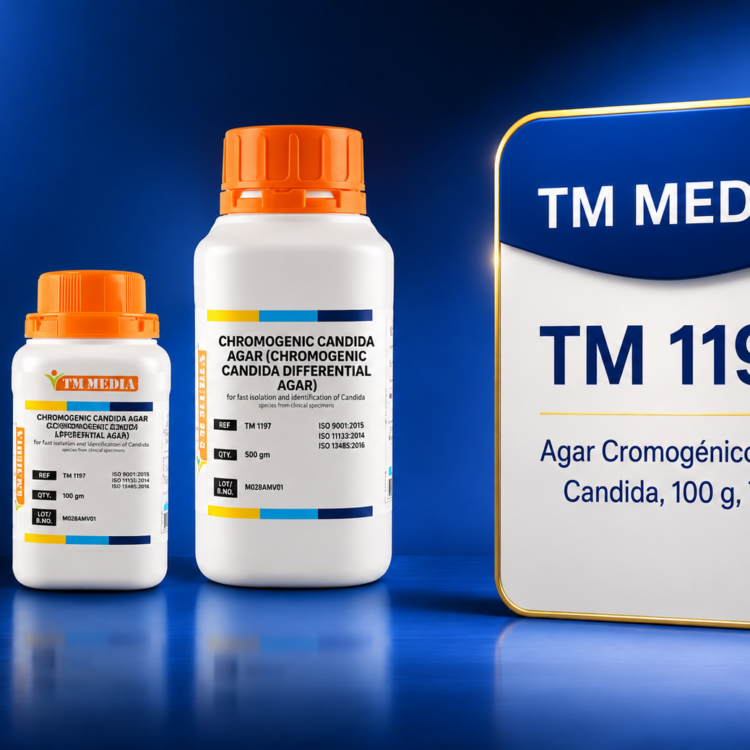 Agar Cromogénico para Candida, 100 g, TM 1197 TM MEDIA